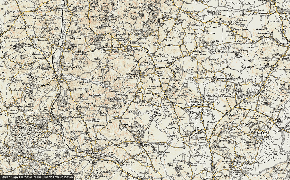 Old Map of Hawcross, 1899-1900 in 1899-1900