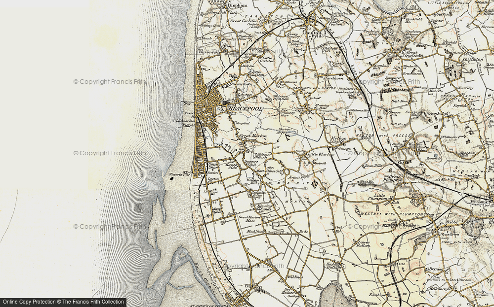 Old Map of Hawes Side, 1903-1904 in 1903-1904