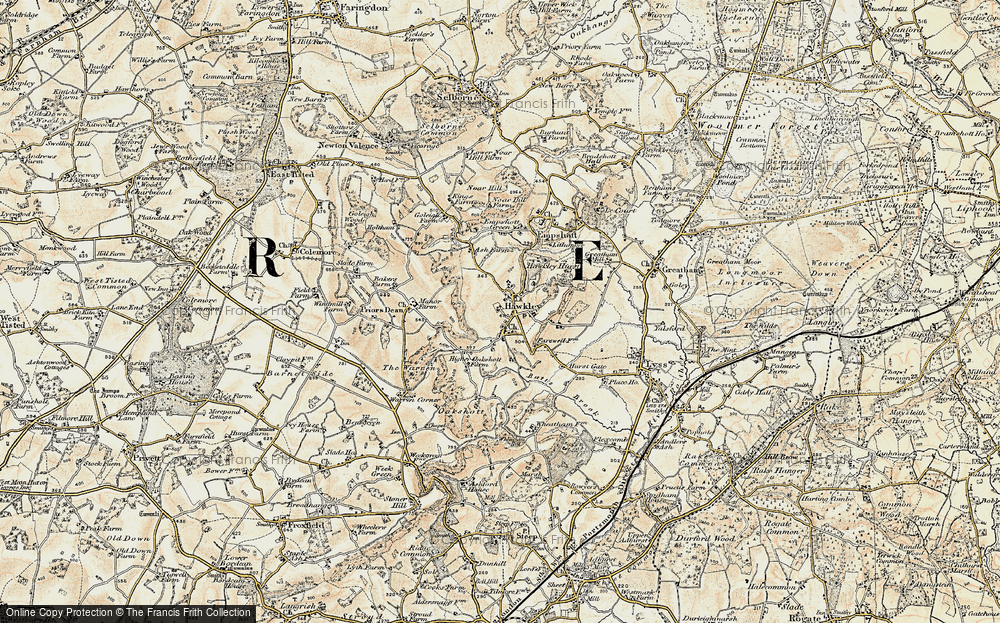 Old Map of Hawkley, 1897-1900 in 1897-1900