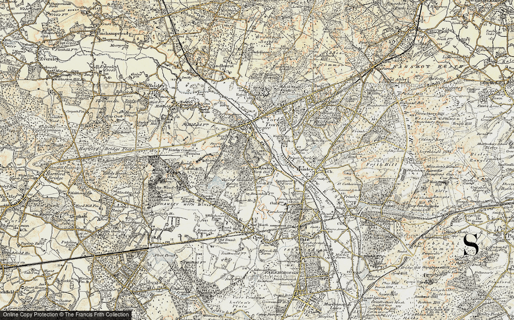 Old Map of Hawley, 1897-1909 in 1897-1909