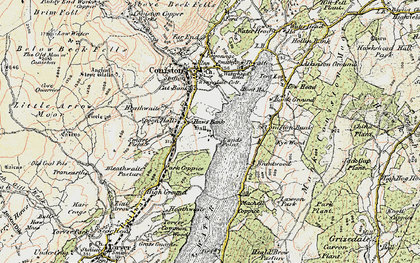 Old map of Thurston in 1903-1904