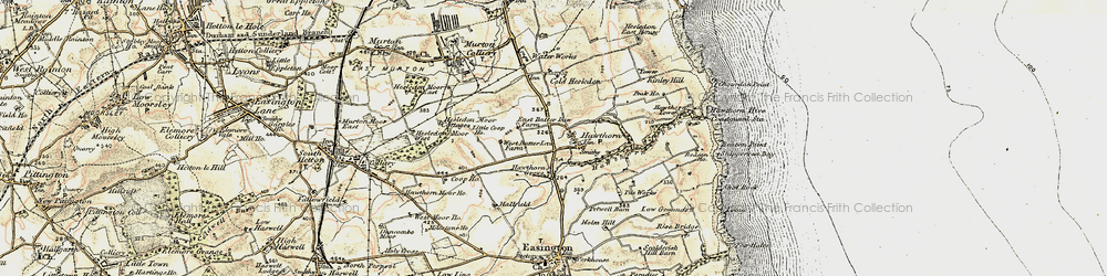 Old map of Beacon Hill in 1901-1904