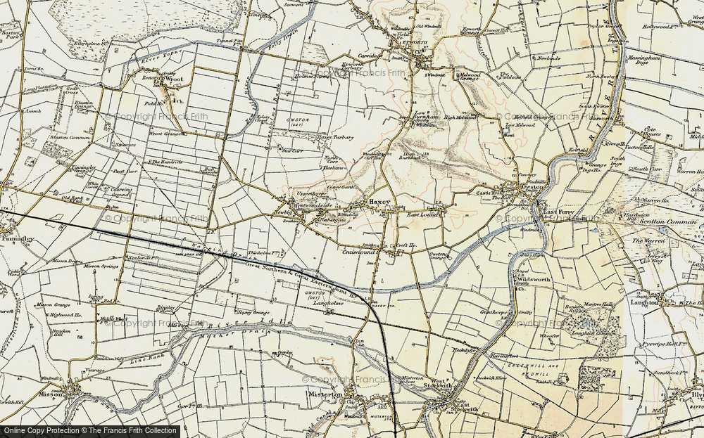 Old Map of Haxey, 1903 in 1903