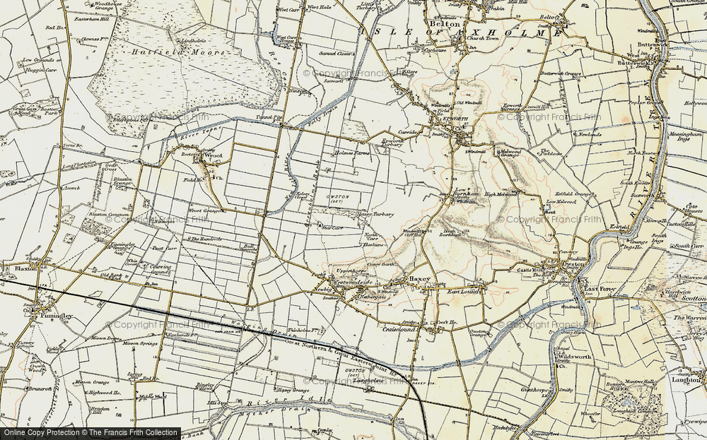 Old Map of Haxey Carr, 1903 in 1903