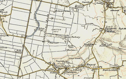 Old map of Haxey Carr in 1903