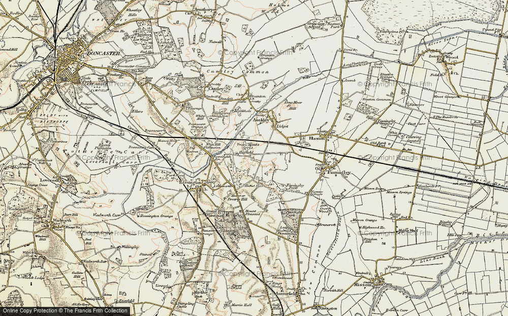 Old Map of Hay Field, 1903 in 1903