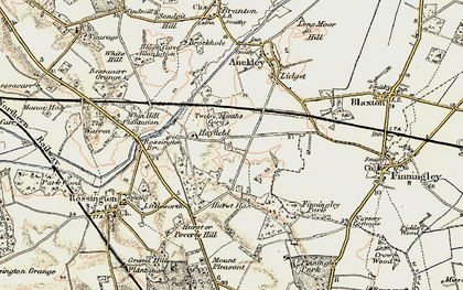 Old map of Hay Field in 1903