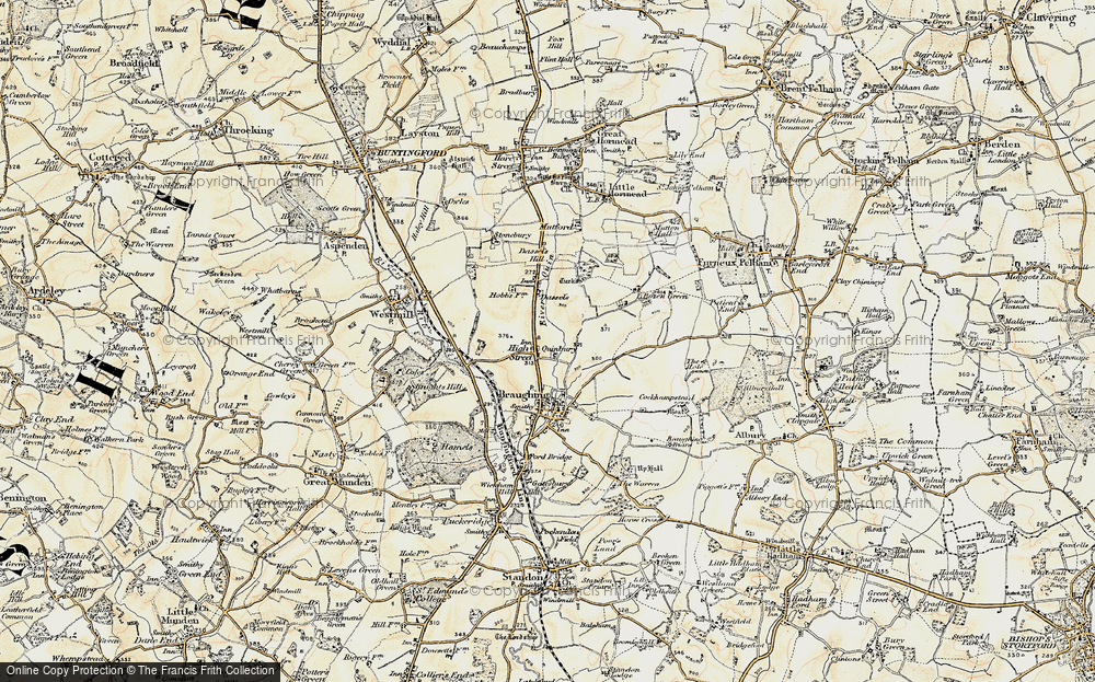 Old Map of Hay Street, 1898-1899 in 1898-1899