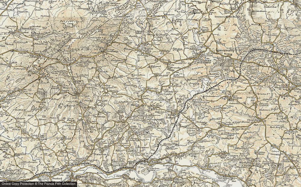 Old Map of Haybridge, 1901-1902 in 1901-1902
