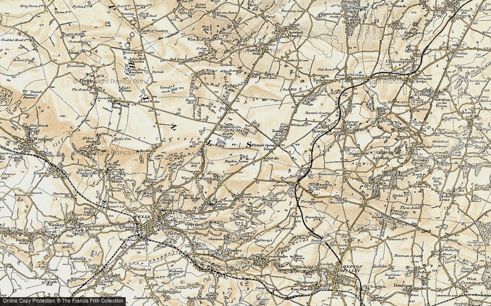 Old Map of Haydon, 1899 in 1899