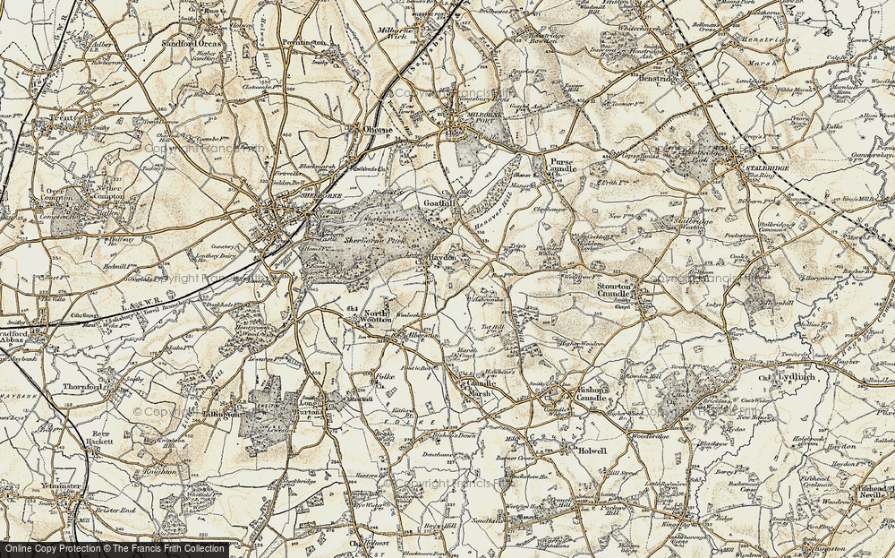 Old Map of Haydon, 1899 in 1899