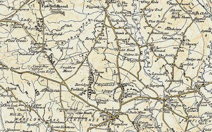 Old map of Hayes in 1902-1903