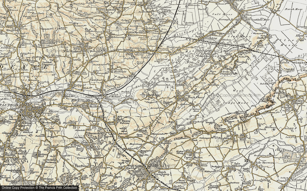 Old Map of Haymoor End, 1898-1900 in 1898-1900