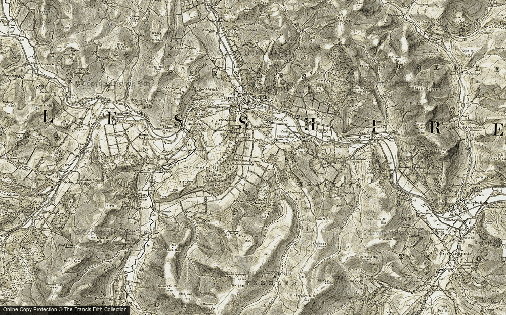 Old Map of Haystoun, 1903-1904 in 1903-1904