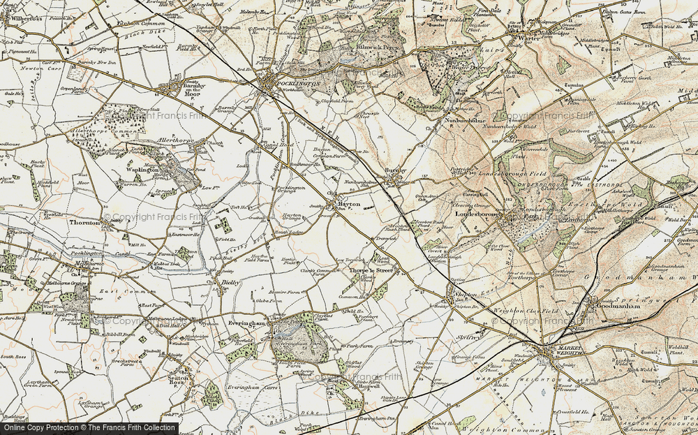 Old Map of Hayton, 1903 in 1903