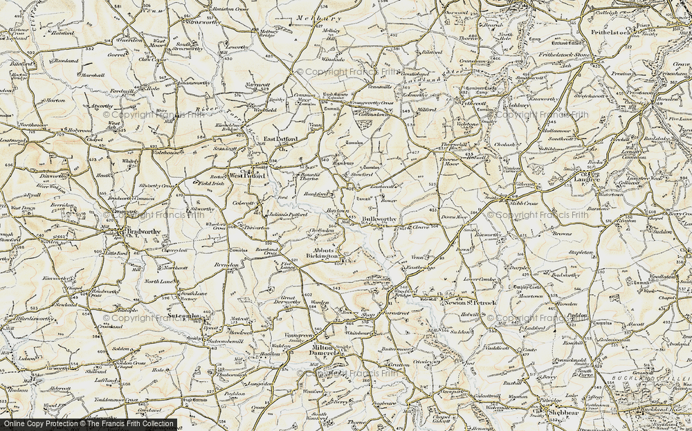 Old Map of Haytown, 1900 in 1900