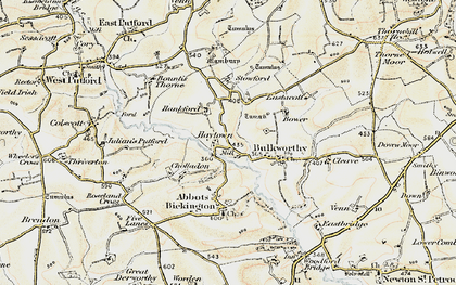 Old map of Haytown in 1900
