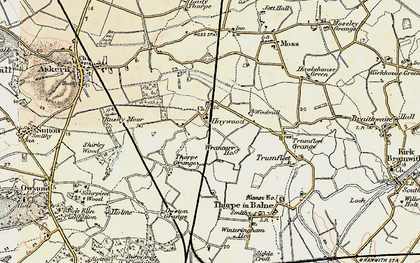Old map of Wrancarr Ho in 1903