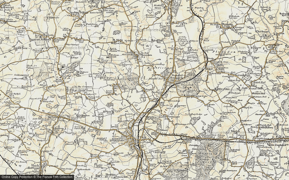 Old Map of Hazel End, 1898-1899 in 1898-1899