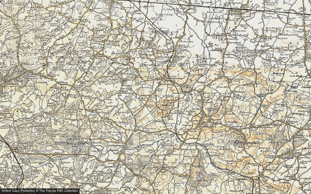 Old Map of Hazel Street, 1897-1898 in 1897-1898