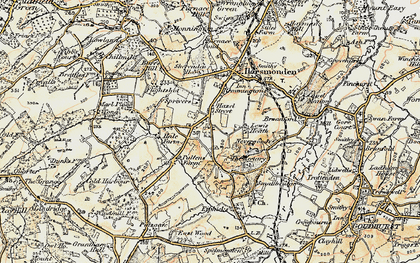Old map of Hazel Street in 1897-1898