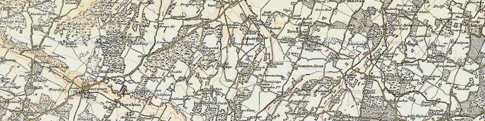 Old map of Admiral Wood in 1897-1898
