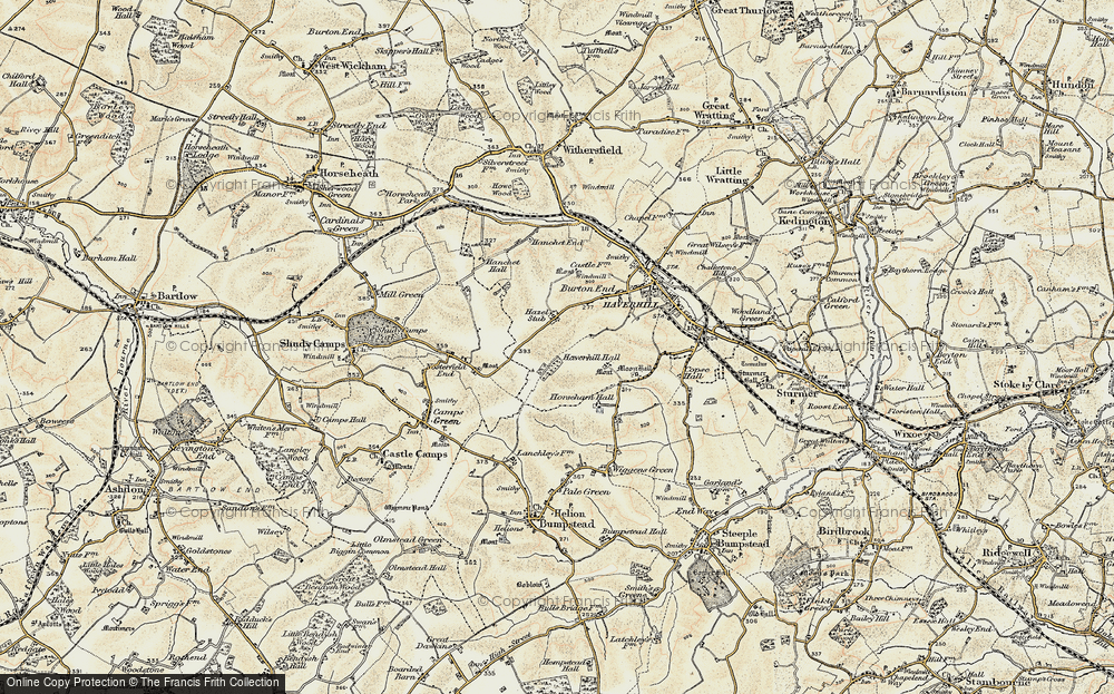 Old Map of Hazel Stub, 1898-1901 in 1898-1901