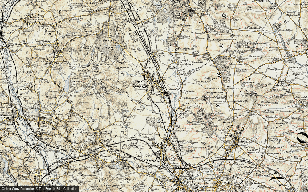 Old Map of Hazelgrove, 1902 in 1902