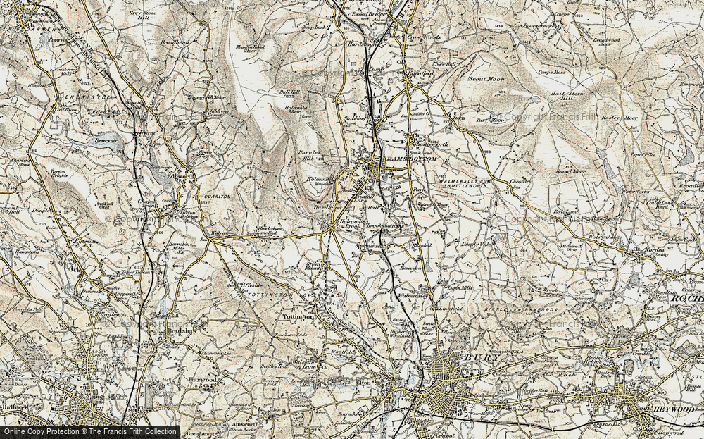 Old Map of Hazelhurst, 1903 in 1903