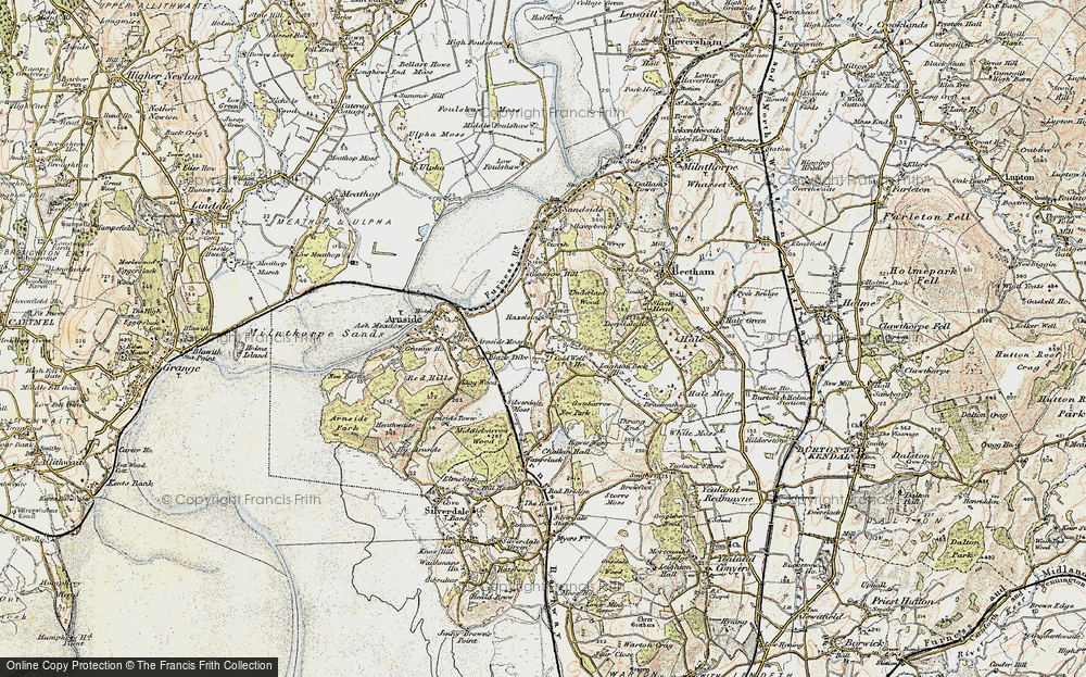 Old Map of Hazelslack, 1903-1904 in 1903-1904