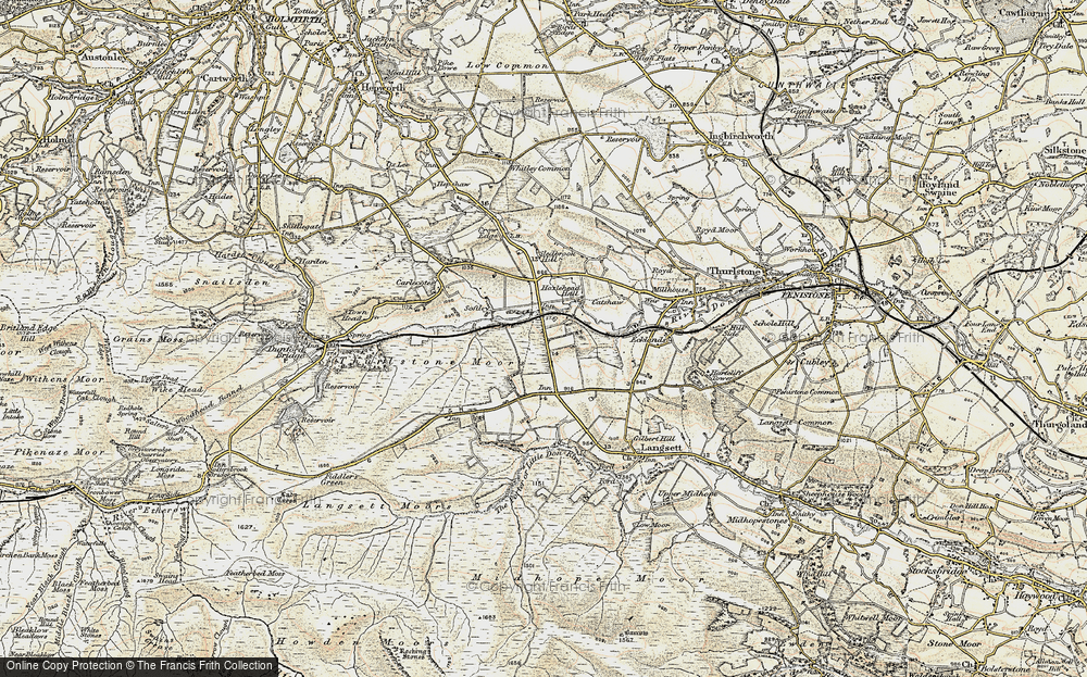 Old Map of Hazlehead, 1903 in 1903