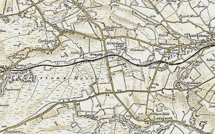 Old map of Hazlehead in 1903