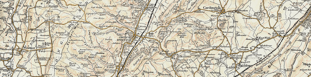 Old map of Hazler in 1902-1903