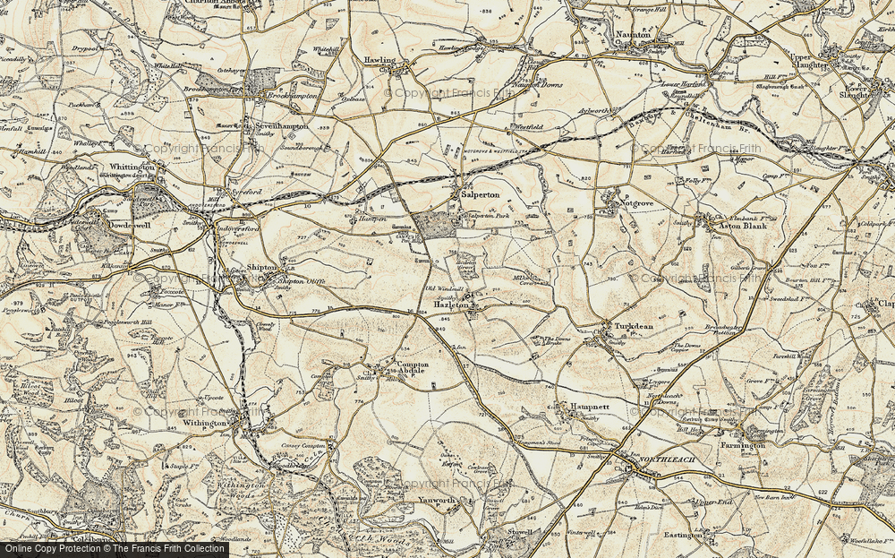 Old Map of Hazleton, 1898-1900 in 1898-1900