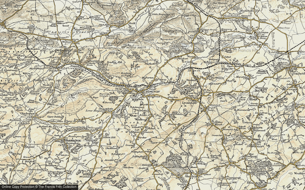 Old Map of Headbrook, 1900-1903 in 1900-1903