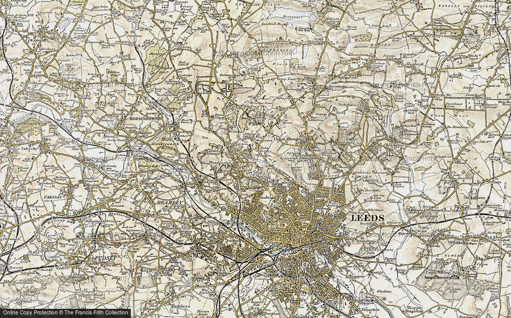 Old Map of Headingley, 1903-1904 in 1903-1904