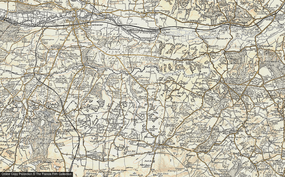 Old Map of Headley, 1897-1900 in 1897-1900