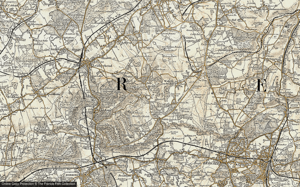 Old Map of Headley, 1897-1909 in 1897-1909