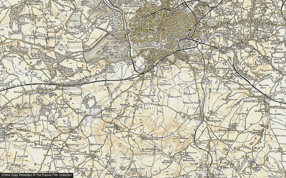 Old Map of Headley Park, 1899 in 1899