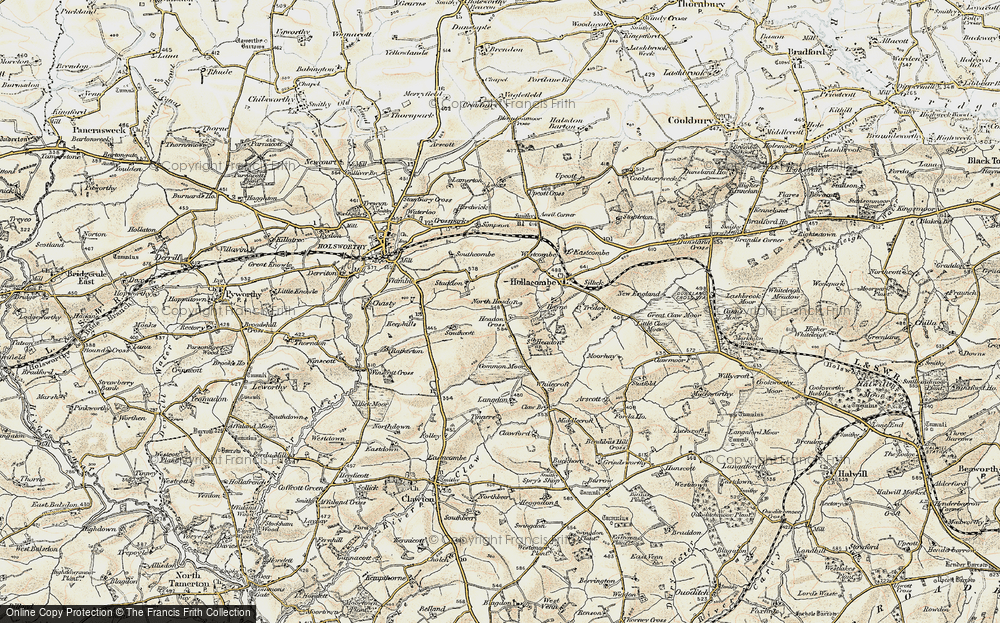 Old Map of Headon, 1900 in 1900