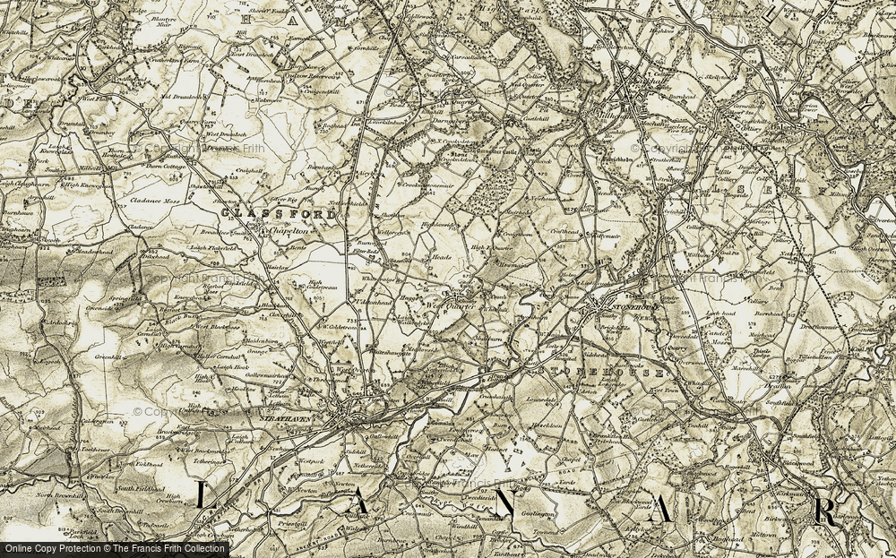Old Map of Heads, 1904-1905 in 1904-1905