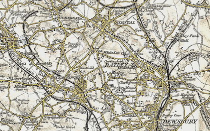 Old map of Healey in 1903