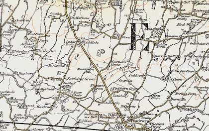 Old map of Hearnden Green in 1897-1898