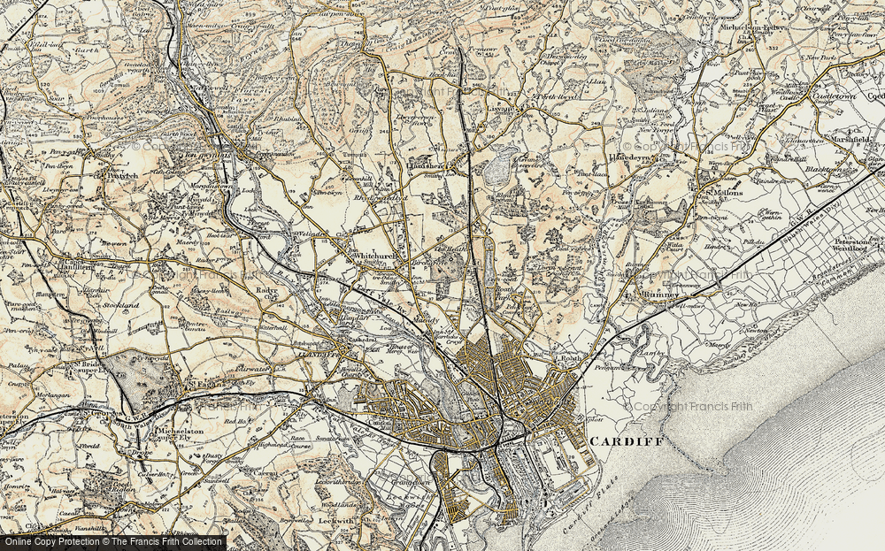 Old Map of Heath, 1899-1900 in 1899-1900