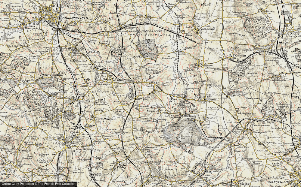 Old Map of Heath, 1902-1903 in 1902-1903