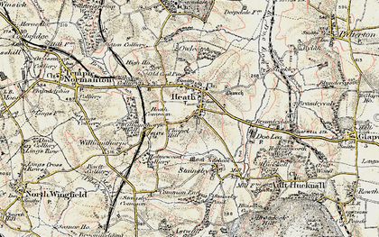 Old map of Heath in 1902-1903