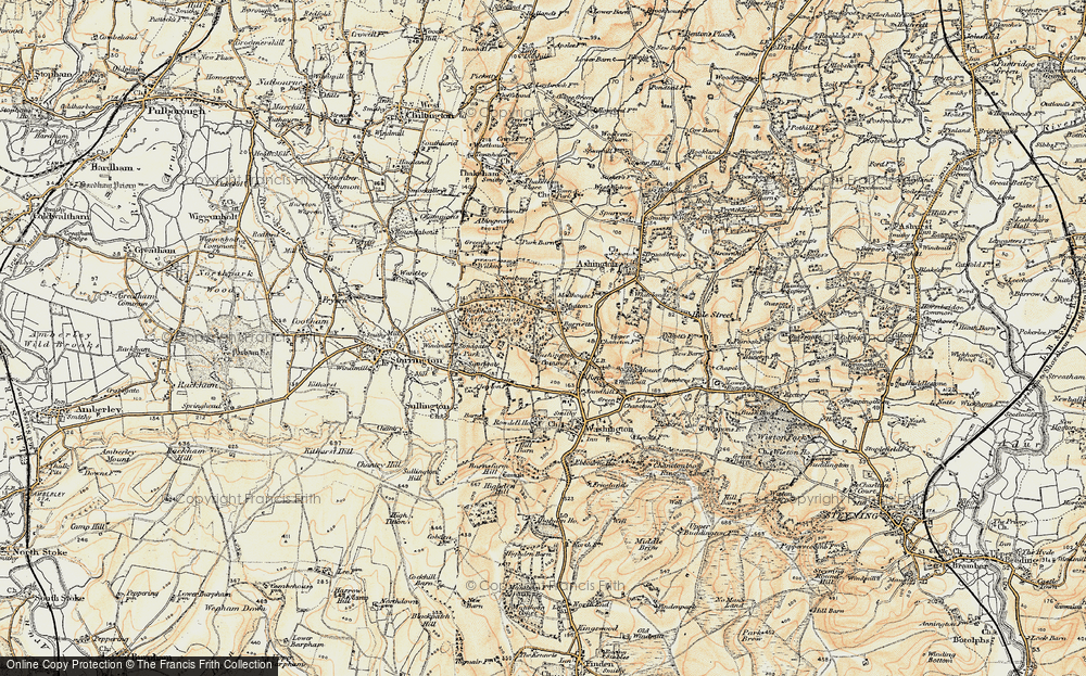 Old Map of Heath Common, 1898 in 1898