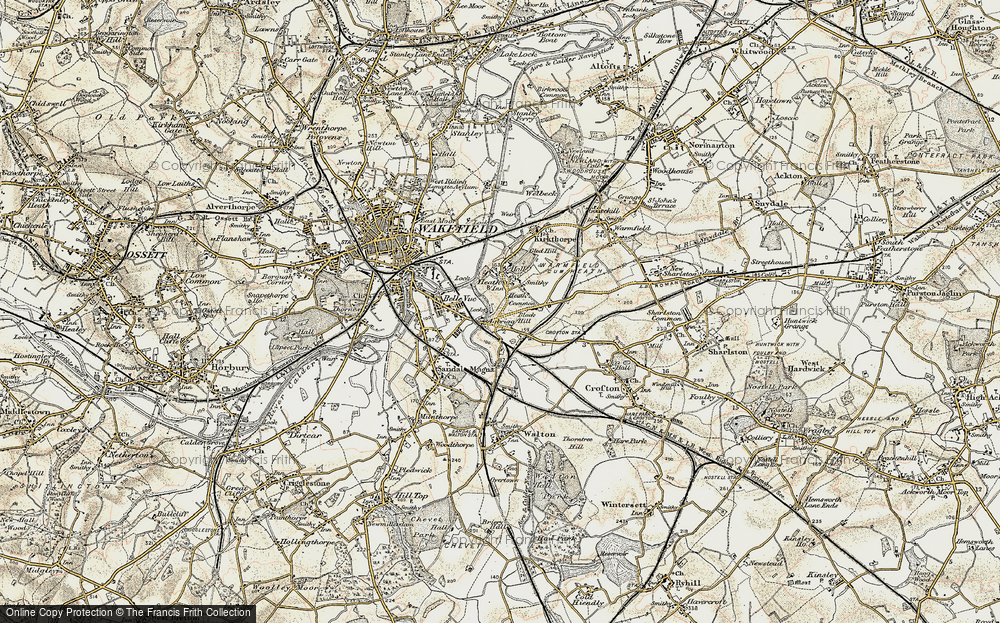 Old Map of Heath Common, 1903 in 1903
