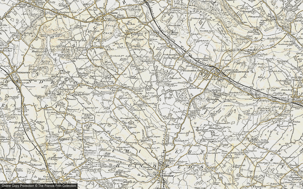 Old Map of Heath End, 1898 in 1898