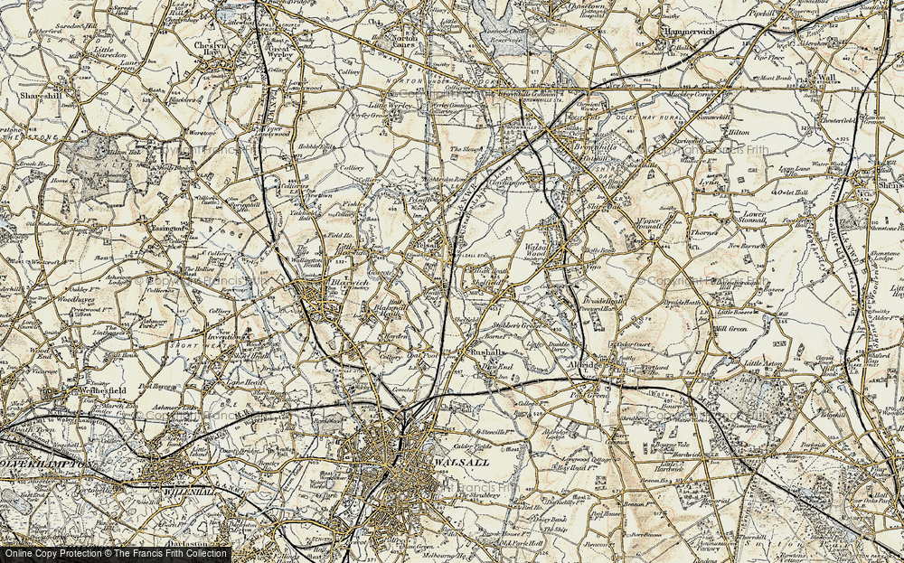 Old Map of Heath End, 1902 in 1902